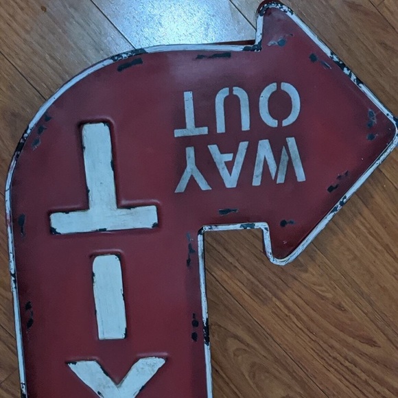 Vintage Exit Sign - Picture 2 of 3